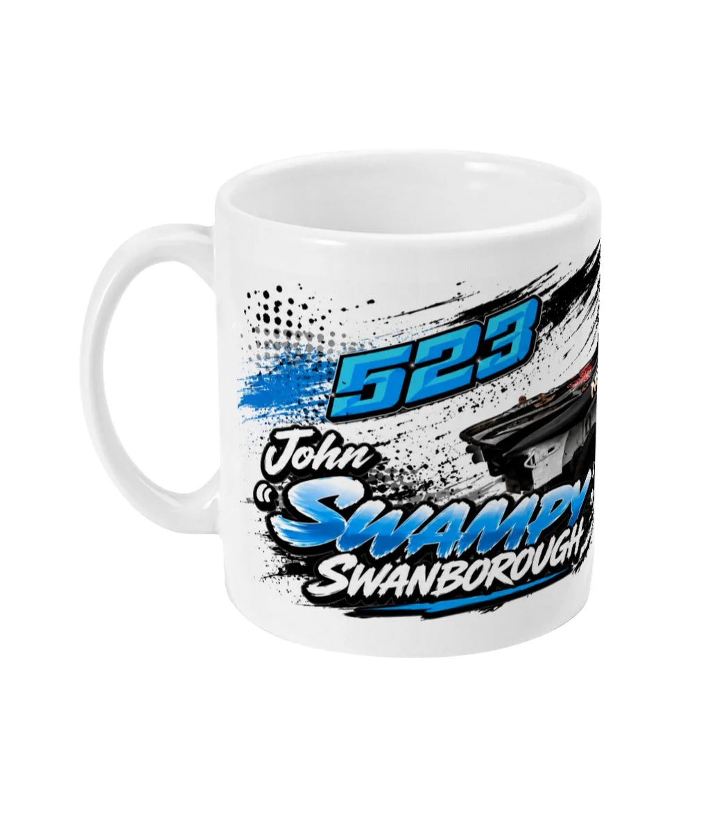 Swampy #523 Banger Racing Mug – left side view