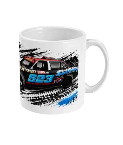 Swampy #523 Banger Racing Mug – right side view