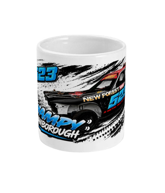Swampy Banger Racing Mug – front view
