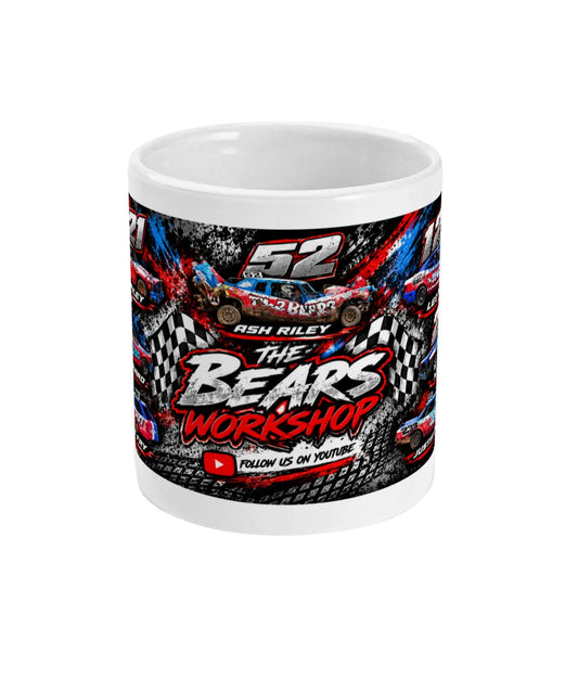 Team Bears Banger Racing Mug – front view