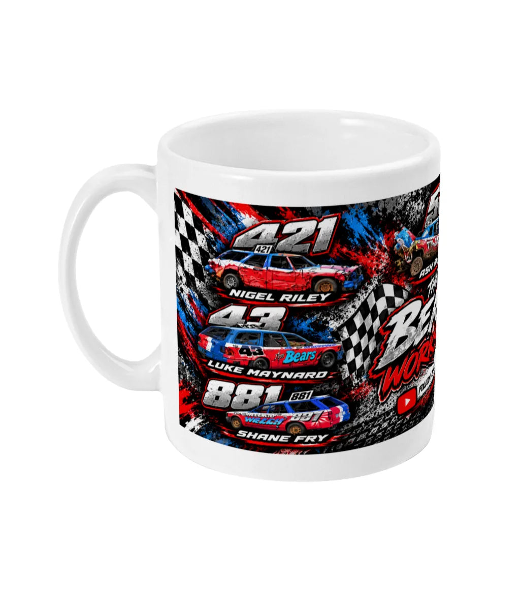 Team Bears Banger Racing Mug – left side view