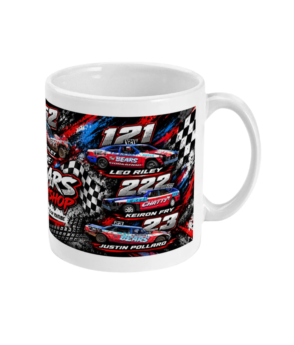Team Bears Banger Racing Mug – right side view