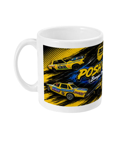 Team Poshwash Banger Racing Mug – left side view