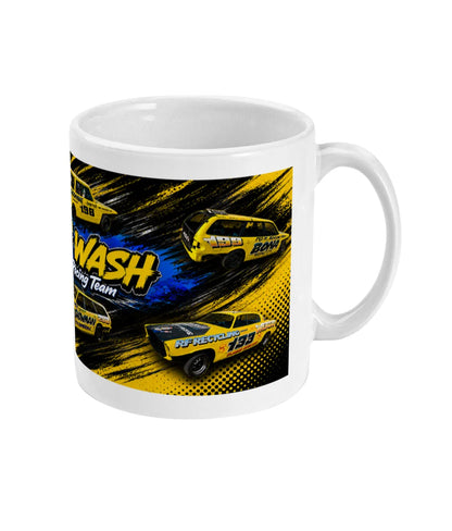 Team Poshwash Banger Racing Mug – right side view