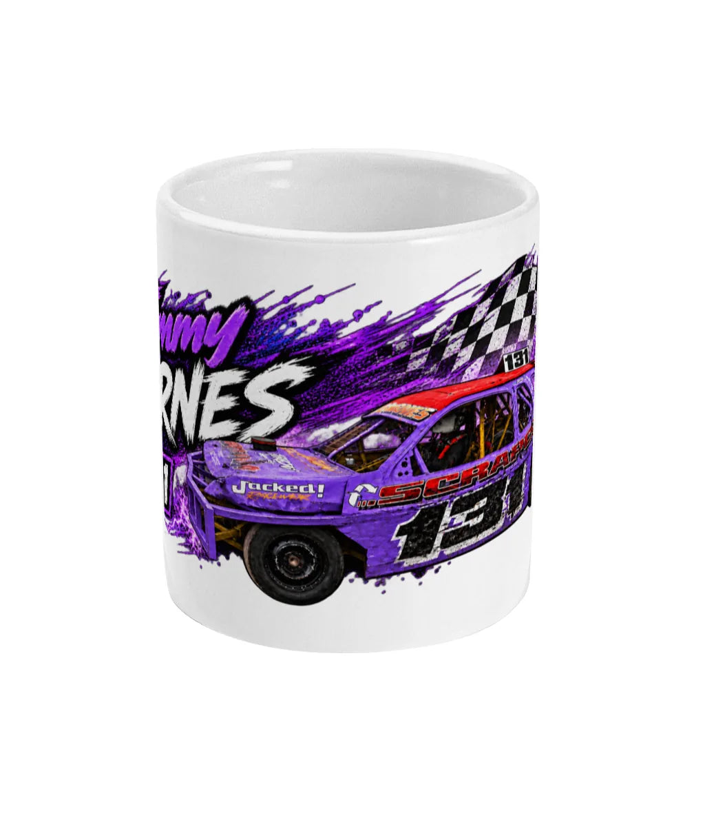 Timmy Barnes #131 2L Saloon Stock Car Mug – front view