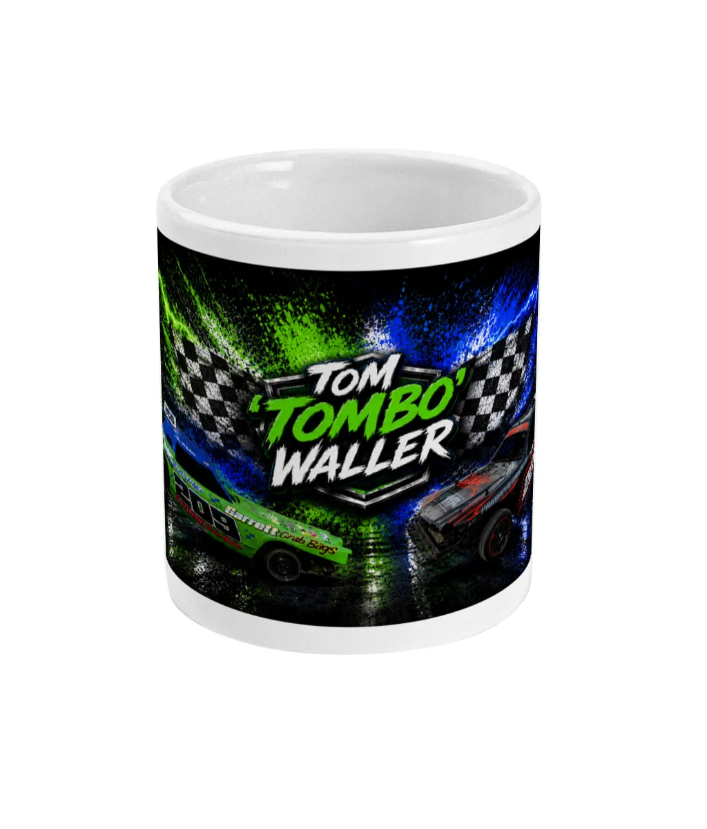 Tom Waller #209 Banger Racing Mug – front view