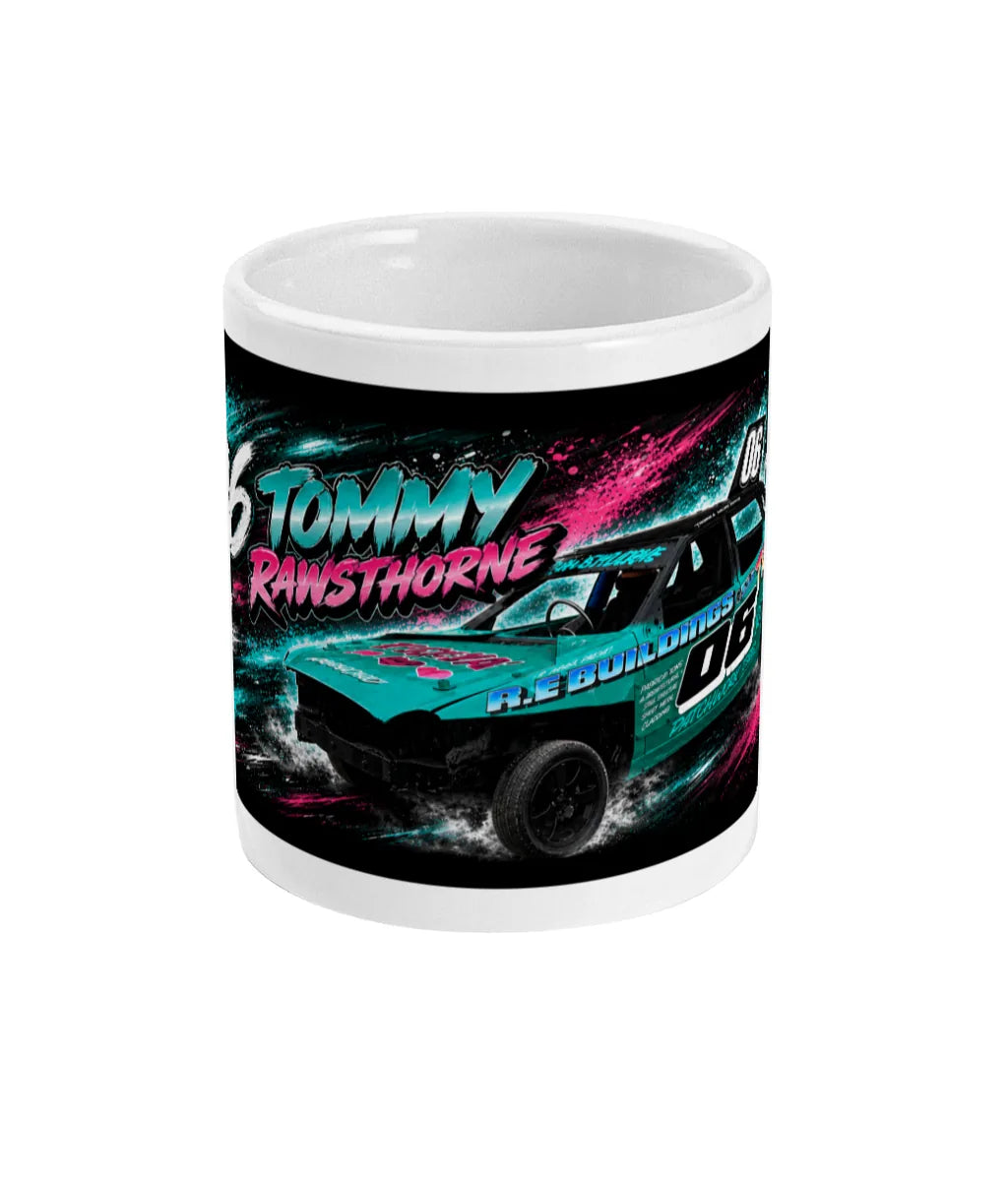 Tommy Rawsthorne #06 Banger Racing Mug – front view