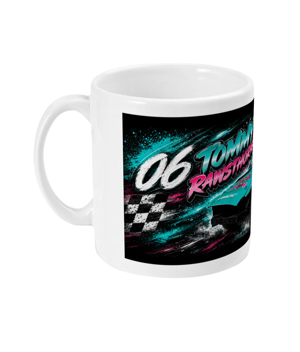 Tommy Rawsthorne #06 Banger Racing Mug – left side view