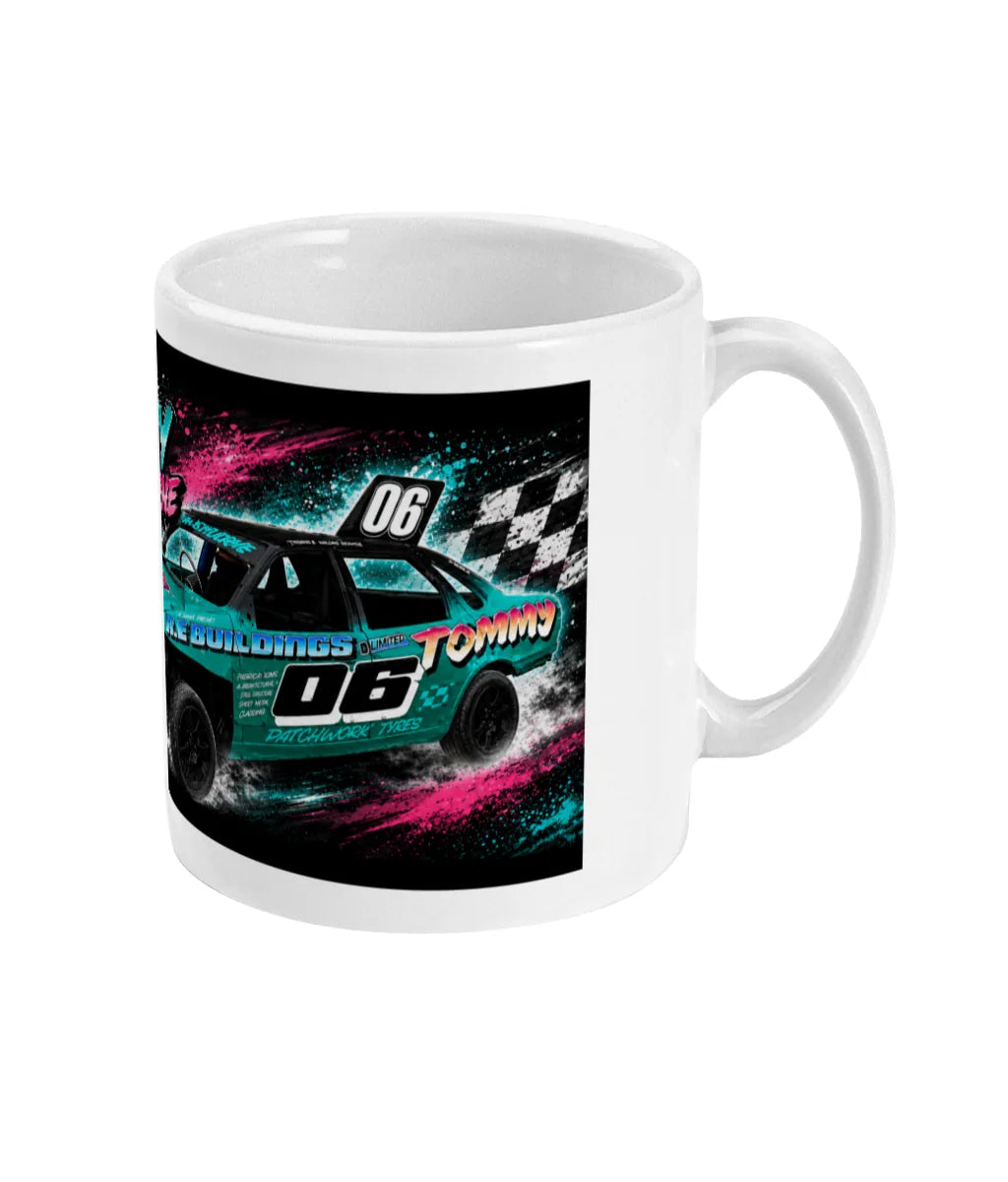 Tommy Rawsthorne #06 Banger Racing Mug – right side view