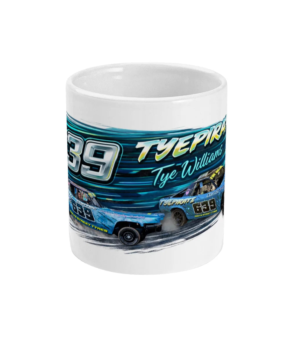 Tye Williams #639 Banger Racing Mug – front view