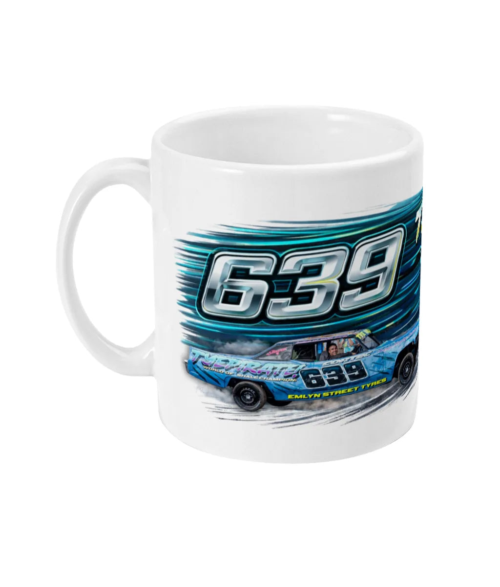 Tye Williams #639 Banger Racing Mug – left side view