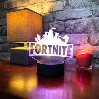 Fortnite Gaming Night Light - Night Light - Stock Car & Banger Toy Tracks